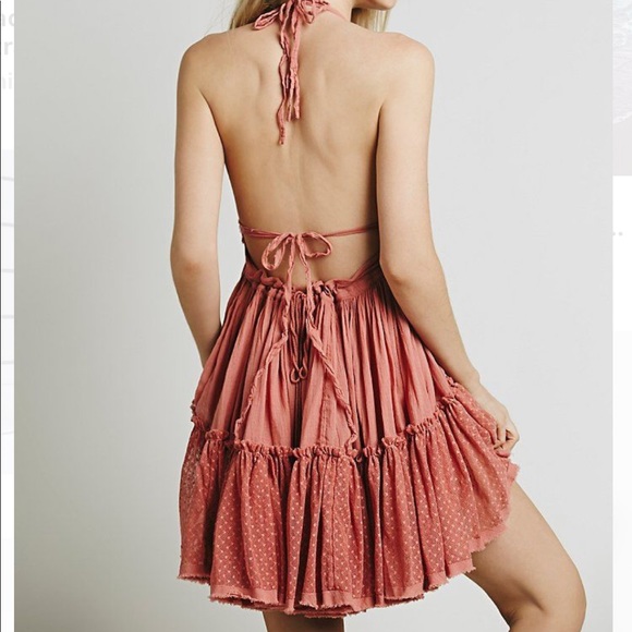 Ruffle Halter Dress - Picture 2 of 8